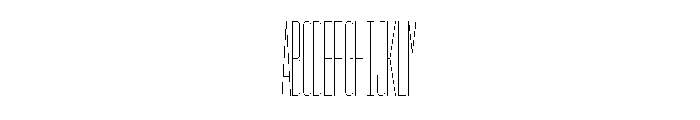 GarajeMonospace2803 Light Font UPPERCASE
