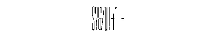 GarajeMonospace2803 Medium Font OTHER CHARS