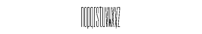 GarajeMonospace2803 Medium Font LOWERCASE