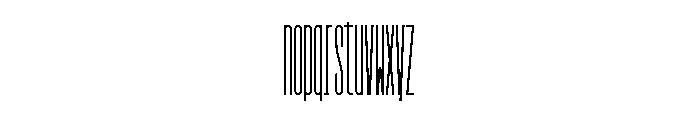 GarajeMonospace2903 Bold Font LOWERCASE
