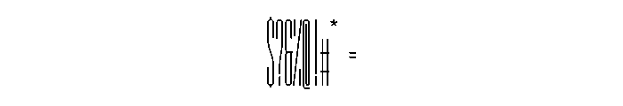 GarajeMonospace2903 Medium Font OTHER CHARS