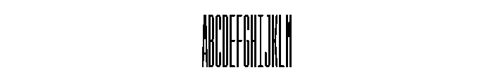 GarajeMonospace3003 Black Font UPPERCASE