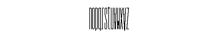 GarajeMonospace3003 Bold Font LOWERCASE
