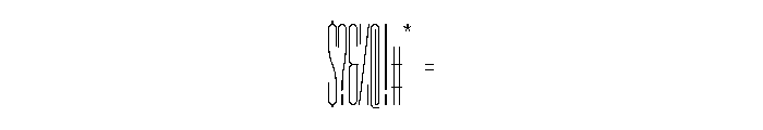 GarajeMonospace3003 Book Font OTHER CHARS