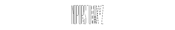 GarajeMonospace3003 Light Font UPPERCASE