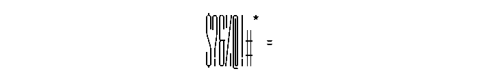 GarajeMonospace3003 Medium Font OTHER CHARS