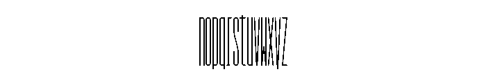 GarajeMonospace3003 Medium Font LOWERCASE