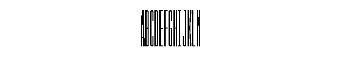 GarajeMonospace3103 Black Font UPPERCASE