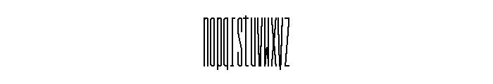 GarajeMonospace3103 Bold Font LOWERCASE