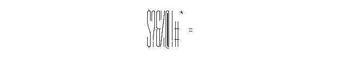 GarajeMonospace3103 Book Font OTHER CHARS