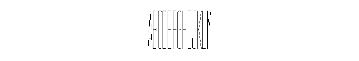 GarajeMonospace3103 Light Font UPPERCASE
