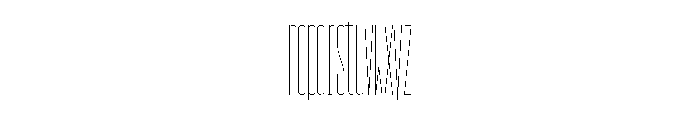 GarajeMonospace3103 Light Font LOWERCASE