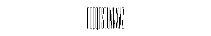 GarajeMonospace3103 Medium Font LOWERCASE