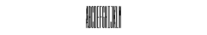 GarajeMonospace3203 Black Font UPPERCASE