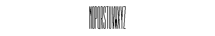 GarajeMonospace3203 Bold Font UPPERCASE