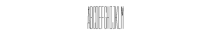 GarajeMonospace3203 Book Font UPPERCASE