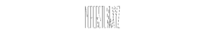 GarajeMonospace3203 Light Font UPPERCASE