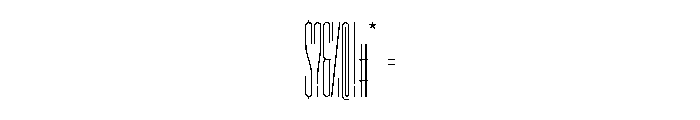 GarajeMonospace3203 Medium Font OTHER CHARS