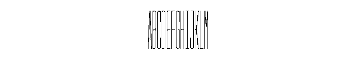 GarajeMonospace3203 Medium Font UPPERCASE