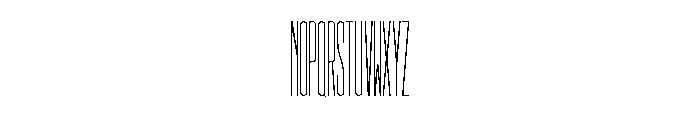 GarajeMonospace3203 Medium Font UPPERCASE