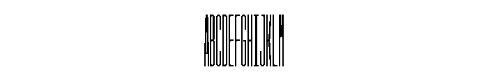 GarajeMonospace3303 Black Font UPPERCASE