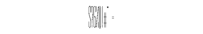 GarajeMonospace3303 Medium Font OTHER CHARS