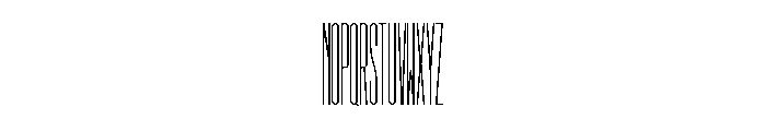 GarajeMonospace3403 Medium Font UPPERCASE