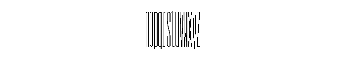 GarajeMonospace3403 Medium Font LOWERCASE