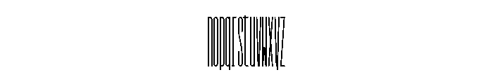 GarajeMonospace3503 Bold Font LOWERCASE