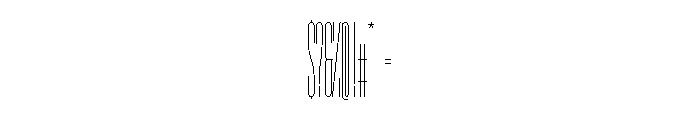 GarajeMonospace3503 Book Font OTHER CHARS