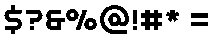 GarajeMulti Black Font OTHER CHARS