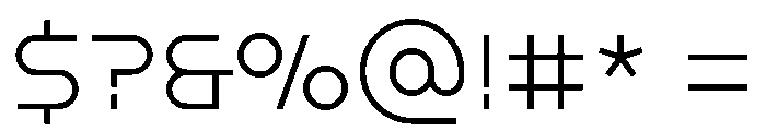 GarajeMulti Book Font OTHER CHARS