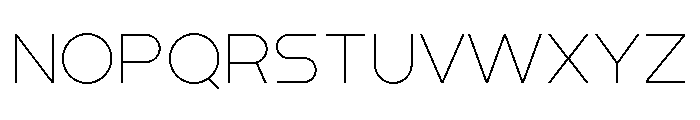 GarajeMulti Light Font LOWERCASE