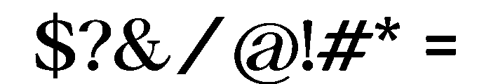 GaramondGrotesk Regular Font OTHER CHARS