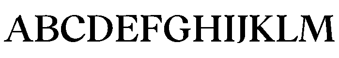 GaramondGrotesk Regular Font UPPERCASE