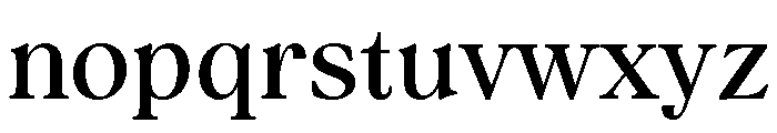 GaramondGrotesk Regular Font LOWERCASE