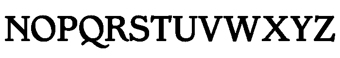 Gargoyle Bold Font UPPERCASE
