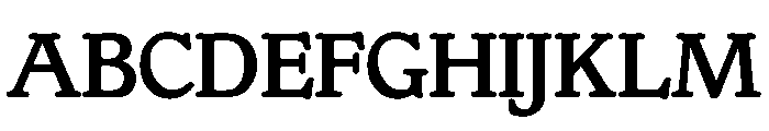 Gargoyle BoldOSF Font UPPERCASE