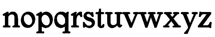 Gargoyle BoldOSF Font LOWERCASE