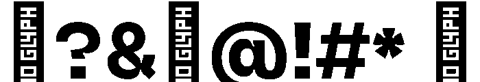 GargoyleNew ExtraBold Instance Font OTHER CHARS