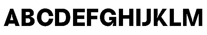 GargoyleNew ExtraBold Instance Font UPPERCASE
