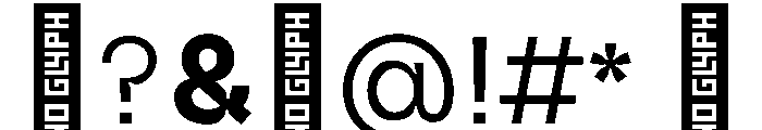 GargoyleNew Regular Instance Font OTHER CHARS