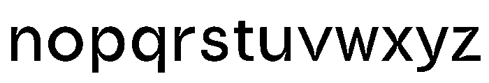 GargoyleNew SemiBold Instance Font LOWERCASE