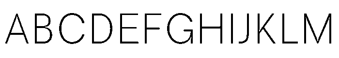 GargoyleNew Thin Instance 5dc741a6 Font UPPERCASE