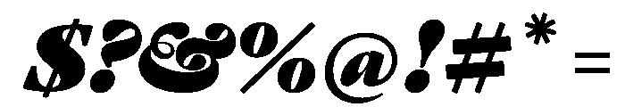 Gastromond Italic Ac70ab30 Font OTHER CHARS