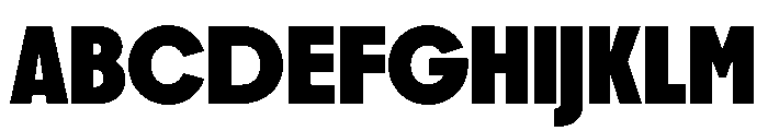 Gatch Black Instance Font UPPERCASE