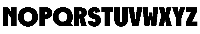 Gatch Black Instance Font UPPERCASE