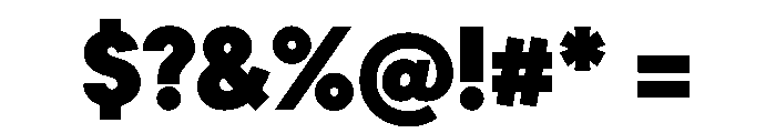 Gatch Black Font OTHER CHARS