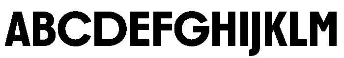 Gatch Bold Instance Font UPPERCASE