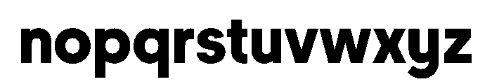 Gatch Bold Instance Font LOWERCASE
